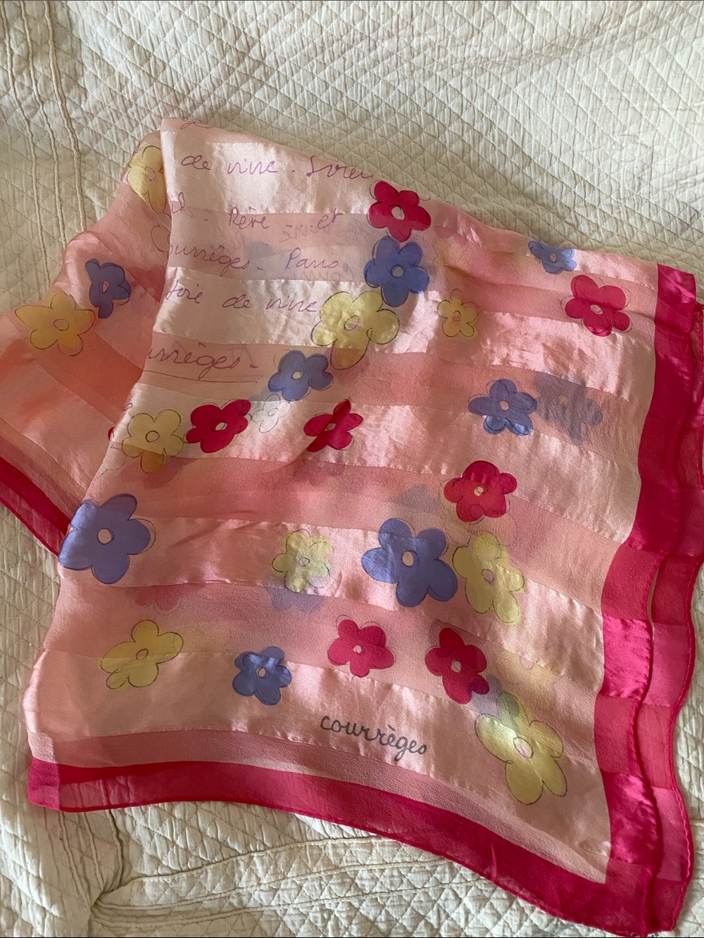 Courrèges Silk Scarf
